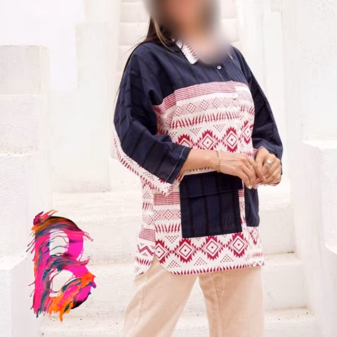 ست مانتو شلوار ترکیبی