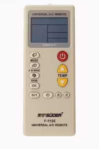 ریموت کنترل همه کاره کولر گازی یونیورسال سوئر مدل F-112E