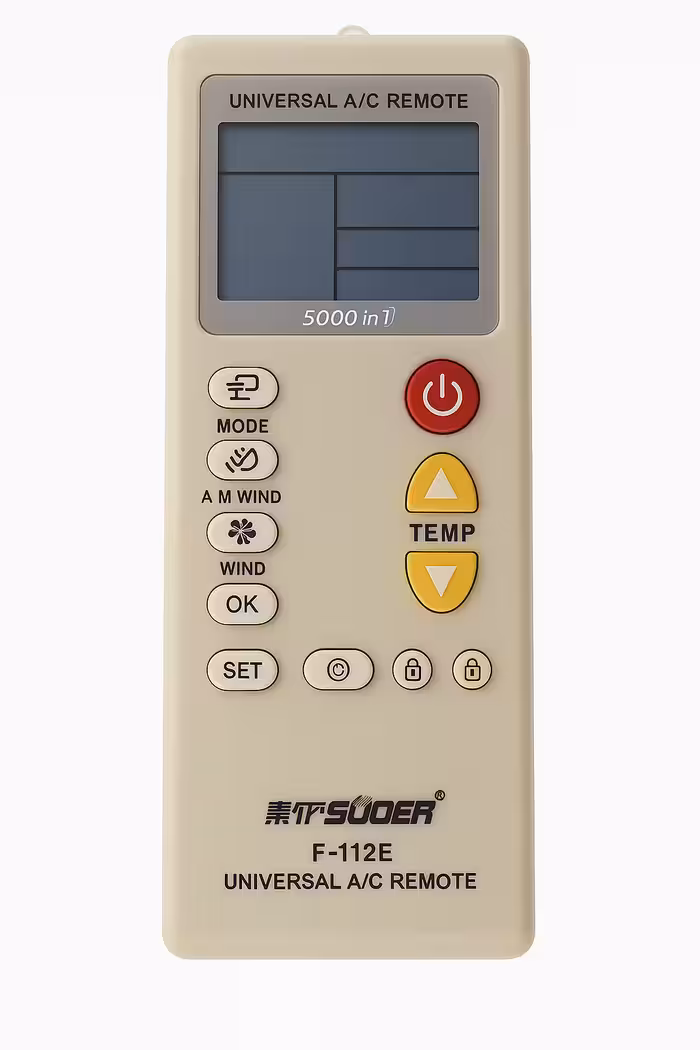 ریموت کنترل همه کاره کولر گازی یونیورسال سوئر مدل F-112E
