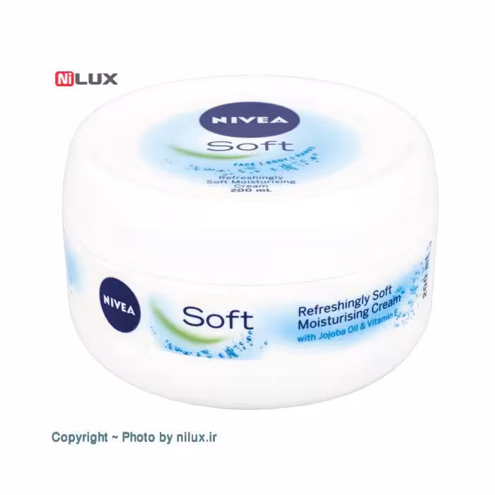 کرم نرم کننده و مرطوب کننده نیوآ مدل Soft حجم 200 میلی لیتر