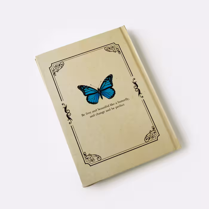 دفتر خط دار برگ کرافت پروانه آوان (avaan)