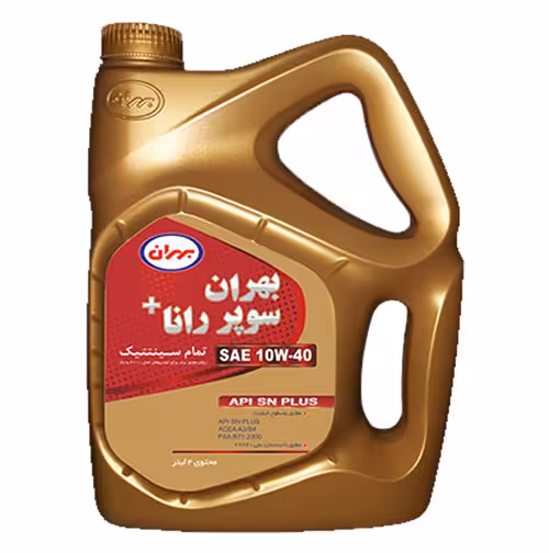 روغن موتور بهران مدل سوپر رانا پلاس SN حجم 4 لیتر (10W-40)