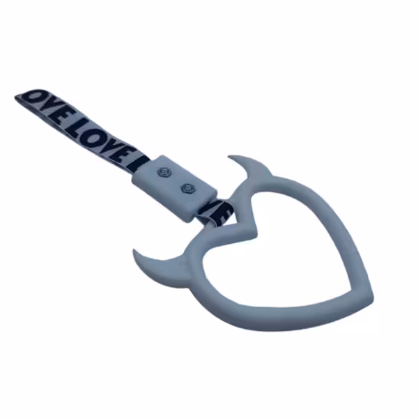 آویز سوریکاوا قلب شاخ دار سفید