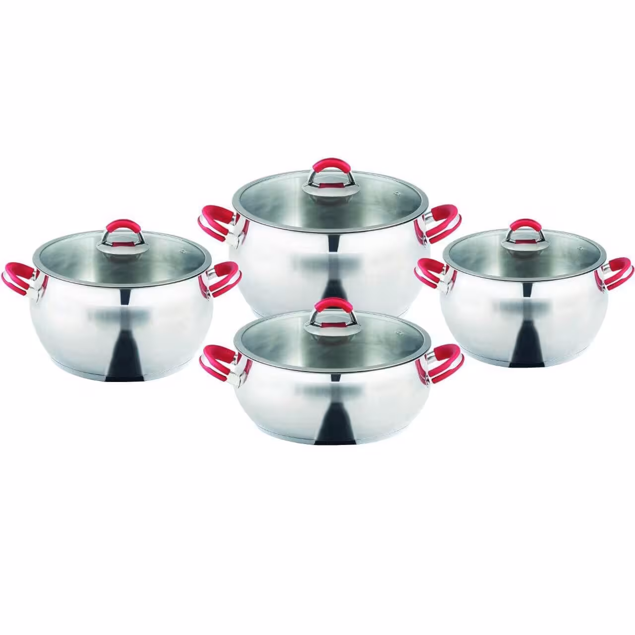 سرویس قابلمه 8 پارچه استیل سیلیکو فورته