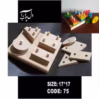 بازی فکری مونته سوری مدل مربع (خام)