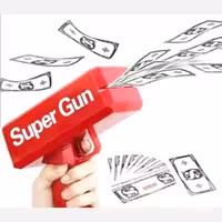 اسباب بازی تفنگ پول پاش