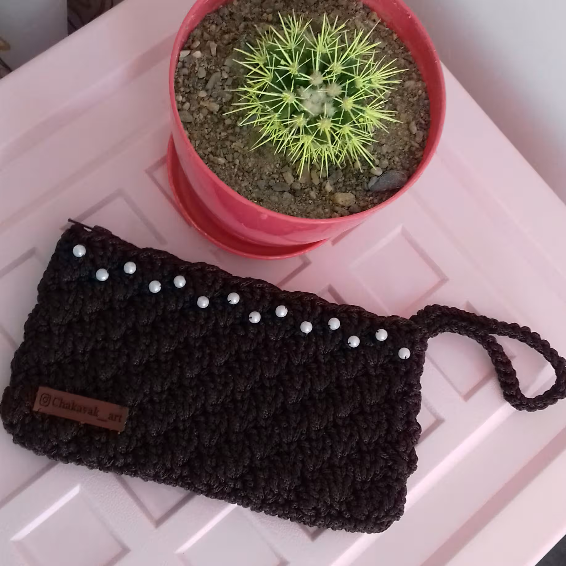 کیف دستی مروارید دوزی