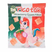 پیکوتک بالشتی مغزدار توت فرنگی تک ماکارون 55 گرمی