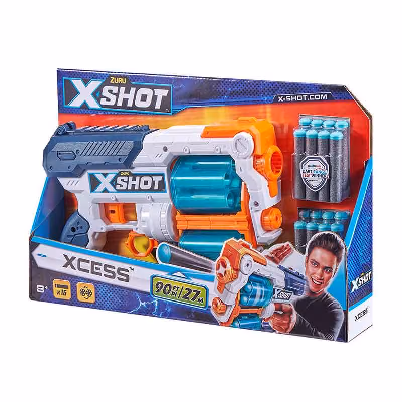 تفنگ 2 خشابه ایکس شات X-Shot مدلXcess کد 36436
