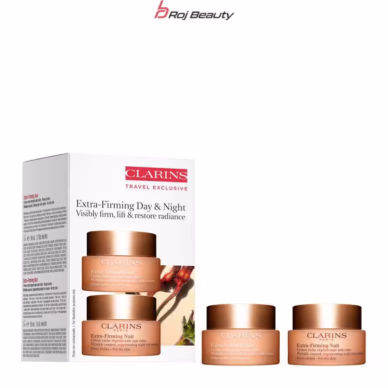 ست کرم شب و روز لیفتینگ قوی کلارنس Clarins extra-firming