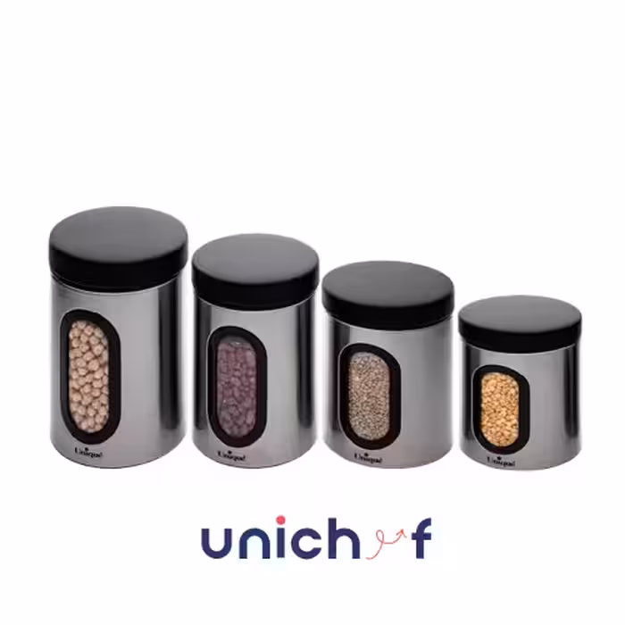 قوطی 4رقم پنجره دار استیلUN-5990