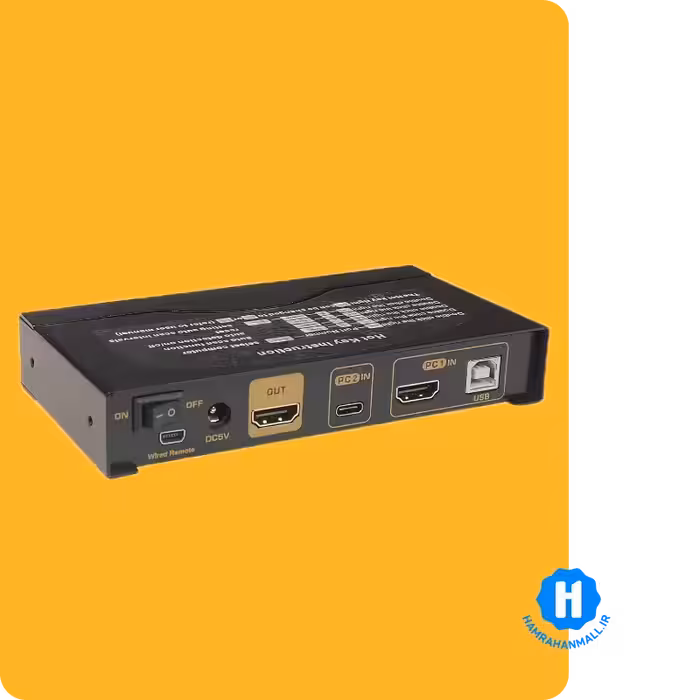 سوییچ KVM دو پورت Type-C   HDMI کی نت پلاس مدل KP-SWKCHD02