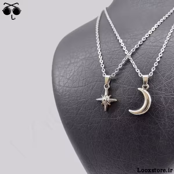 گردنبند ست ماه و خورشید ترند و جذاب