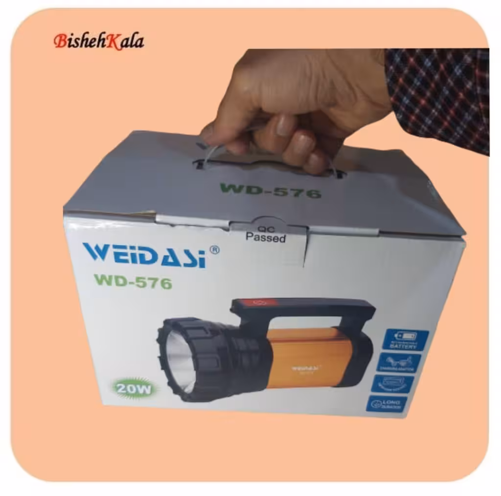 نورافکن دستی WEIDASI ویداسی مدل WD – 576 کد(13)