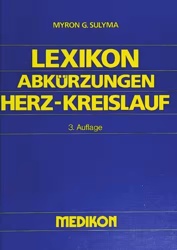 خرید و دانلود نسخه کامل کتاب Lexikon Abkürzungen Herz-Kreislauf