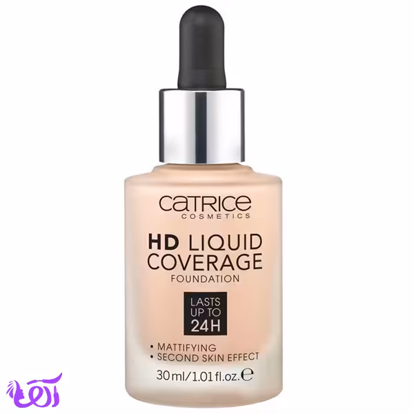 کرم پودر کاتریس سری HD مدل Liquid Coverage شماره 036 حجم 30ML