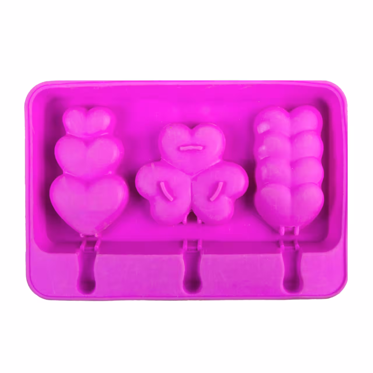 قالب بستنی سیلیکونی مدل قلب کد 33