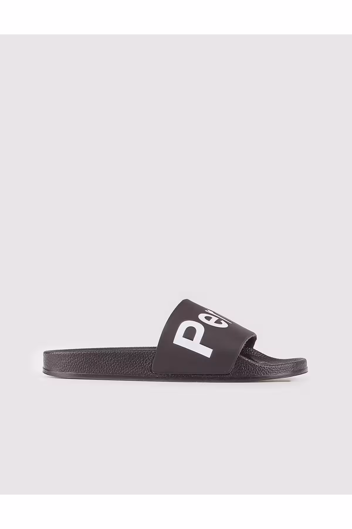 دمپایی مشکی زنانه سیاه با نوشتن نقوش Cabani