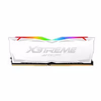 رم کامپیوتر او سی پی سی DDR4 تک کاناله 3200مگاهرتز مدل X3TREME RGB CL16 White  ظرفیت 8 گیگابایت