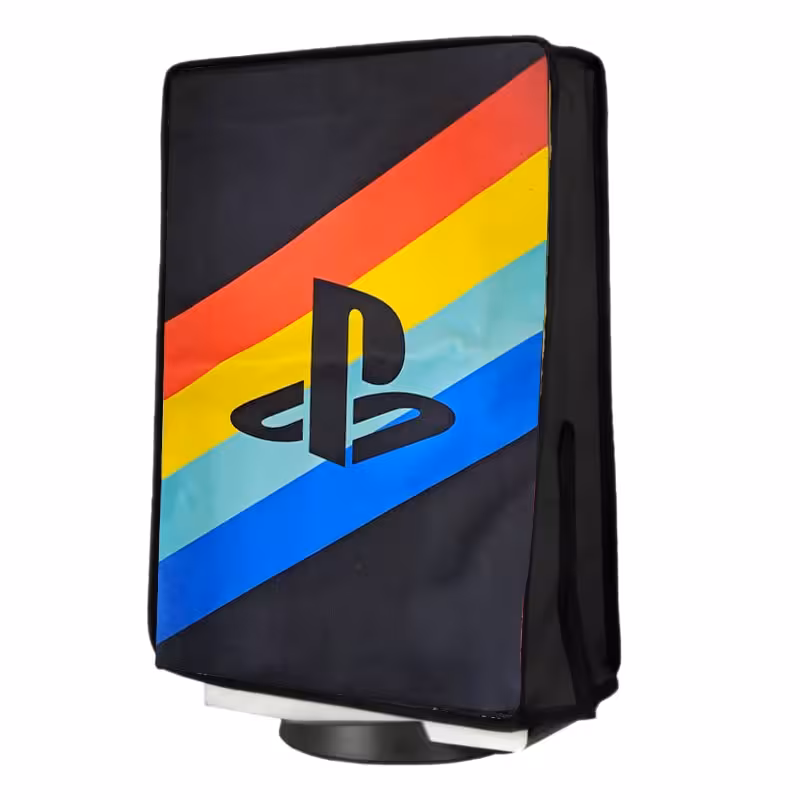 کاور کنسول PS5 فت طرح لوگوی پلی استیشن