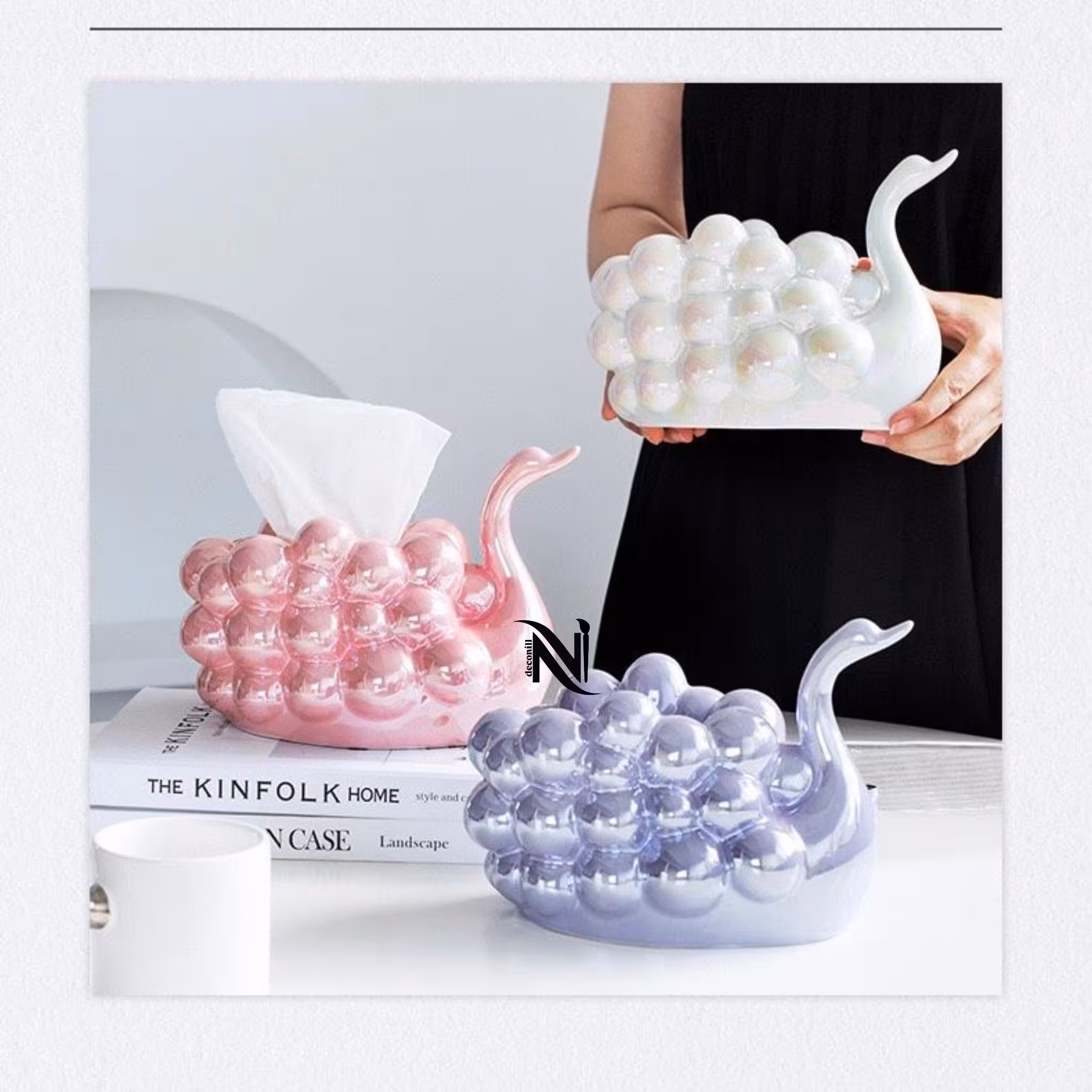 جادستمال کاغذی طرح قو کدکالا  920