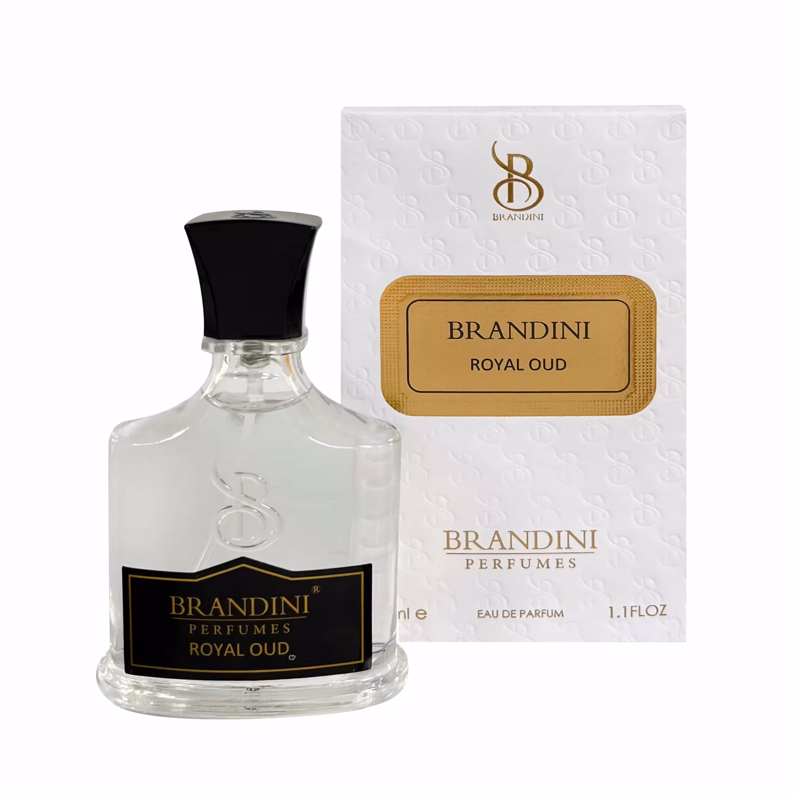 عطر جیبی برندینی مدل رویال عود Royal Oud حجم 33 میلی لیتر | Brandini Royal Oud Eau De Parfum for women and men 33 ml