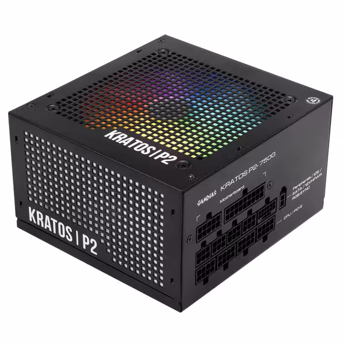 پاور کامپیوتر فول ماژولار گیم دیاس مدل Kratos P2-750G