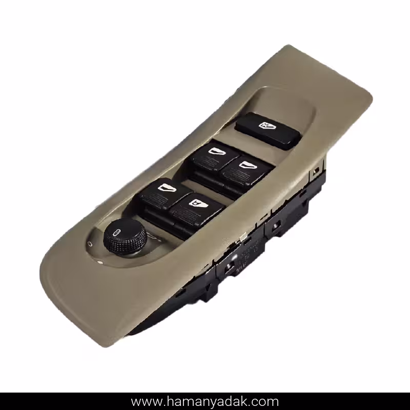 کلید شیشه بالابر جلو چپ سمند مولتی پلکس برند کروز