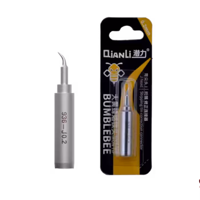 نوک هویه سر کج کیانلی مدل QiANLi 0.2mm مخصوص هیتر و هویه