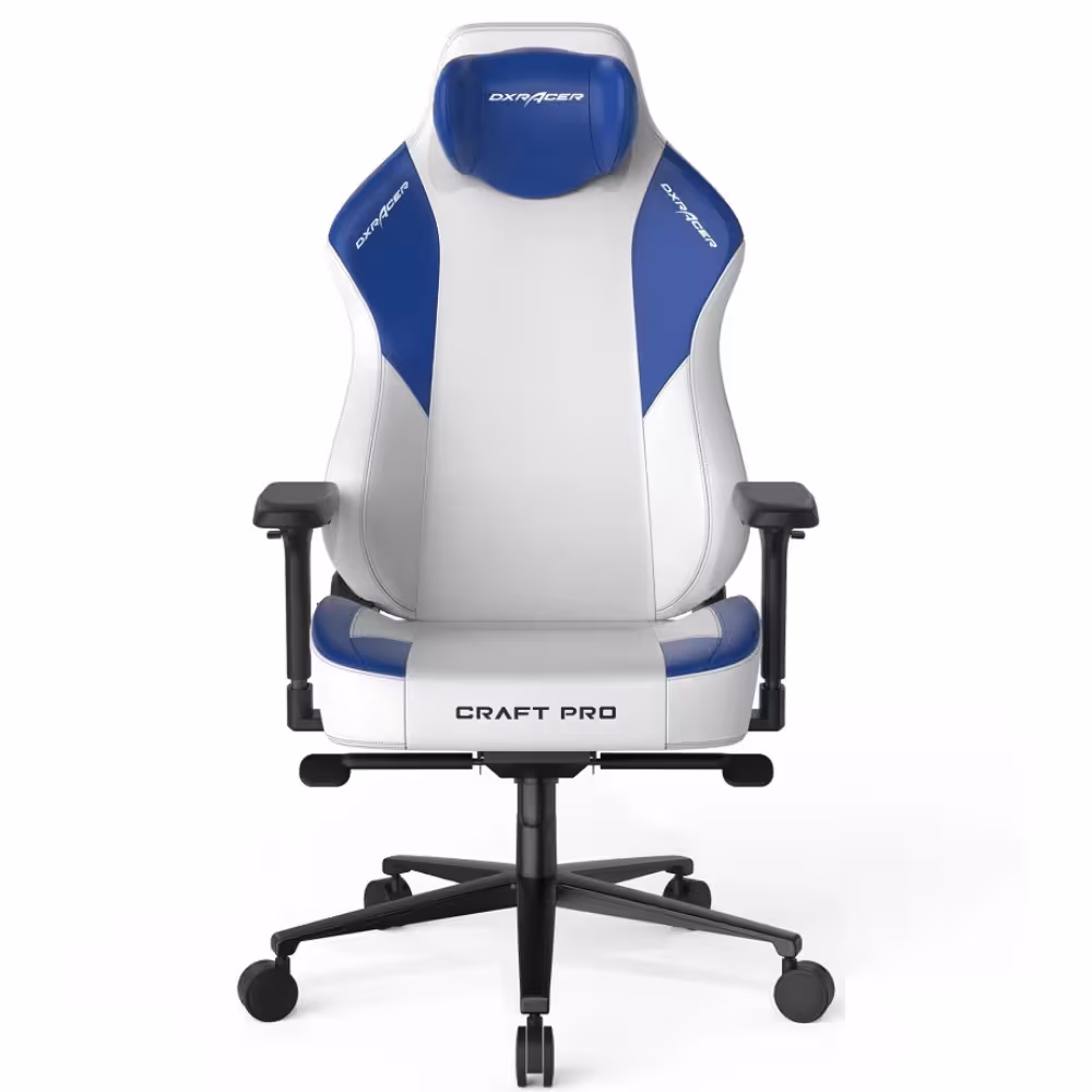 خرید صندلی گیمینگ DXRacer Craft Pro Classic Gaming Chair – White/Blue