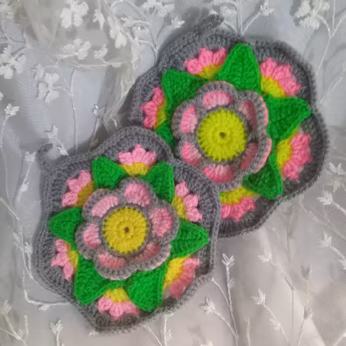 دستگیره بافتنی جذاب 