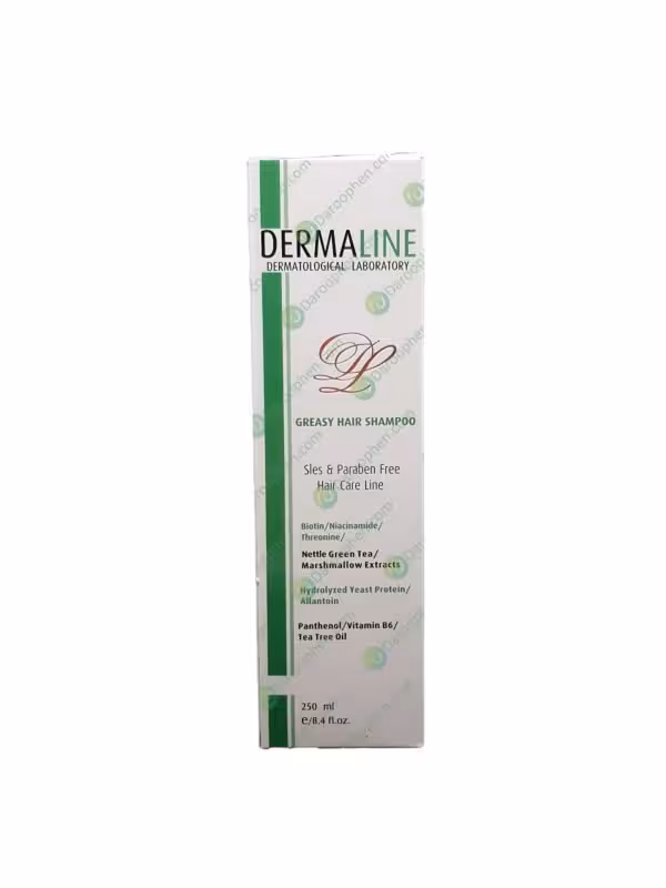 شامپو مو چرب درمالاین – DERMALINE Greasy Hair Shampoo