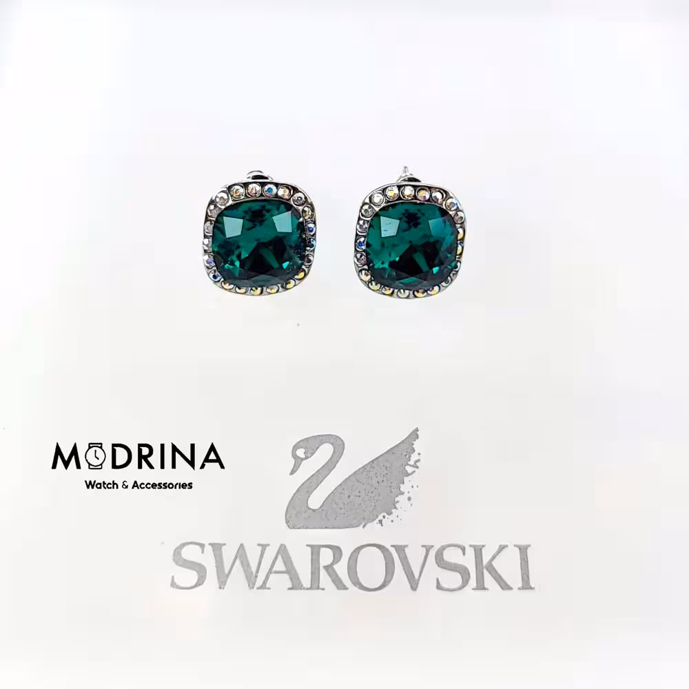 گوشواره سبز سواروسکی Swarovski