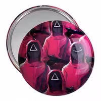 آینه جیبی خندالو مدل بازی مرکب Squid Game کد 10812