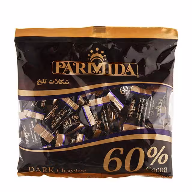 شکلات تلخ 60 درصد پارمیدا 220 گرمی