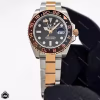 ساعت مچی مردانه رولکس جی ام تی مستر رزگلد نقره ای Rolex GMT-Master II RX4069G