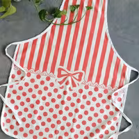 پیشبند مخمل نسوز مدل مرجان طرح 32