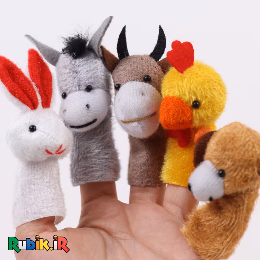 عروسک انگشتی حیوانات مزرعه