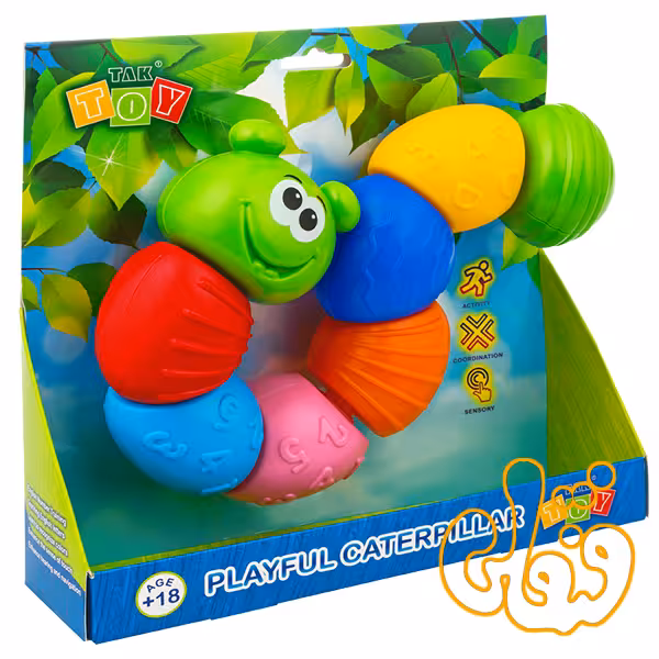 کرم ابریشم بازیگوش جغجغه ای