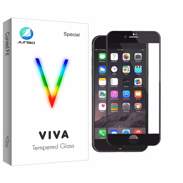 محافظ صفحه نمایش سرامیکی جانبو مدل Viva Glass مناسب برای گوشی موبایل اپل Iphone 7 plus
