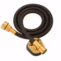 شلنگ توالت برنجی مشکی طلایی