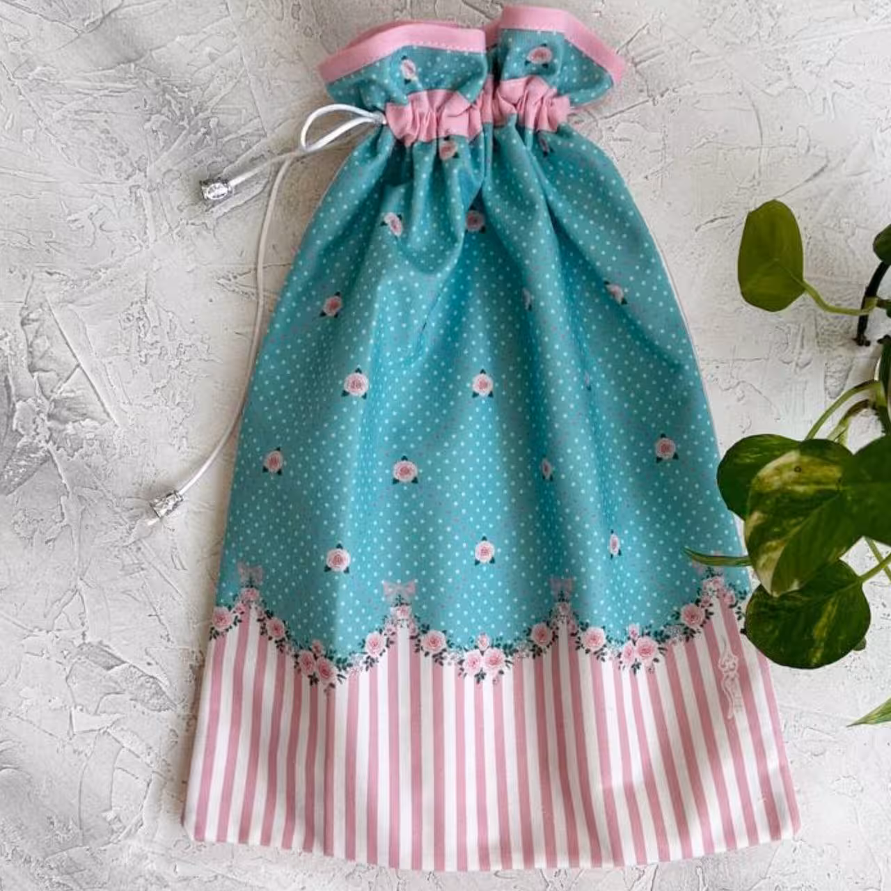 کیسه سبزی مخمل نسوز مدل بی همتا طرح 44