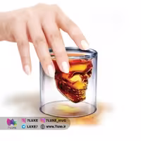 لیوان جمجمه دوجداره