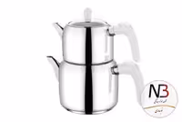 کتری و قوری استیل 2/3 لیتری یونیک کد 7509