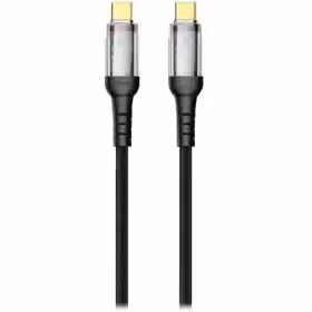 کابل شارژر 60 وات تایپ سی به تایپ سی گرین لاین Green Lion Transparent