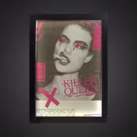 تابلو بک لایت فانتزی طرح KILLER QUEEN کد LPF-21035