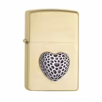 فندک زیپو Zippo مدل Z-2006886 | فندک بنزینی طرح قلب کلکسیونی | قابلیت پر کردن مجدد | ساخت آمریکا | با گارانتی مادام العمر | مناسب برای مجموعه‌داران و کلکسیونرها