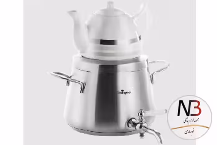 کتری و قوری شیردار 4 لیتر استیل یونیک مدل IR_UN 7203