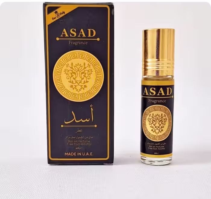 عطر رولی غلتکی اسد مشکی حجم 6 میل