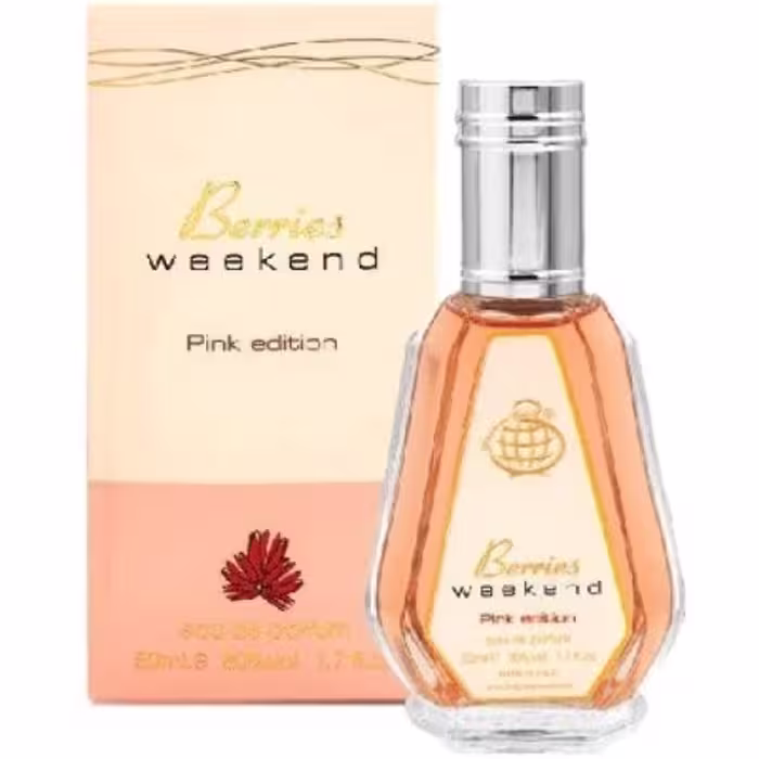 عطر ادوپرفیوم زنانه فراگرنس ورد مدل Berries Weekend حجم 50 میلی لیتر شیرین گرم